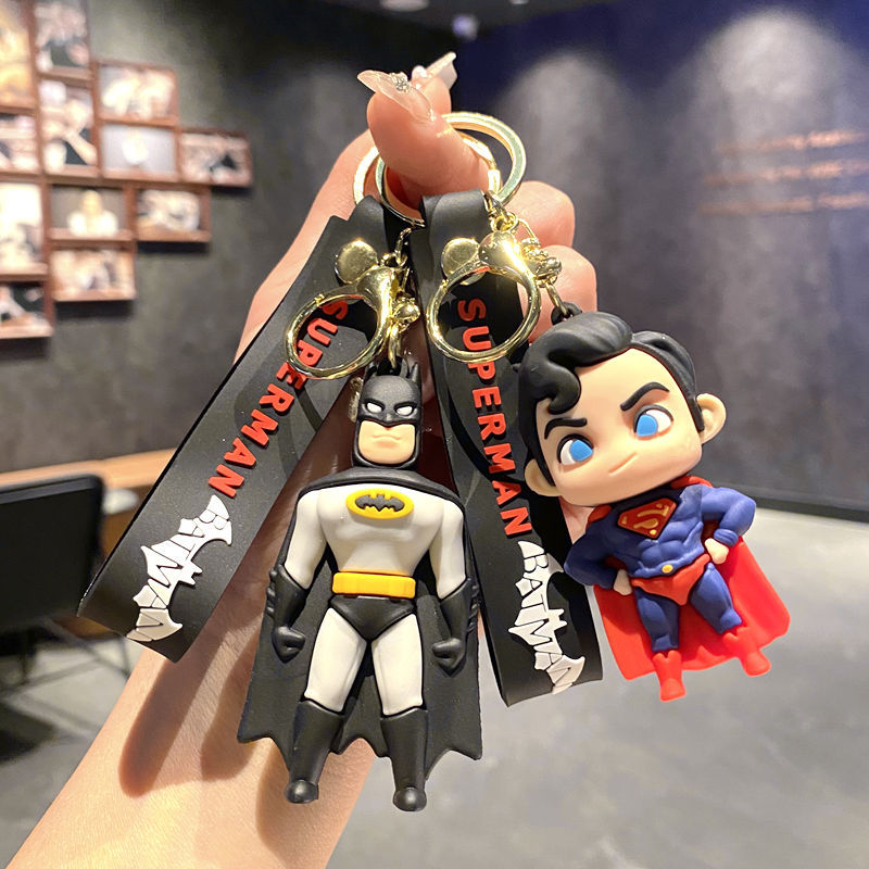 Llavero Marvel con muñeco superhéroe, colgante para mochila, Spiderman/Avengers, nuevo modelo