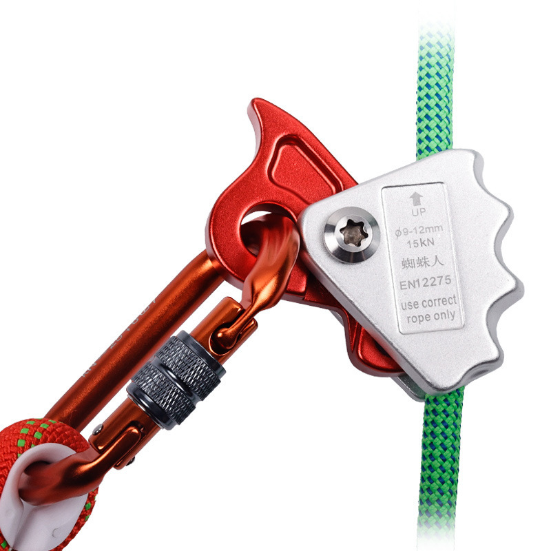 High-Altitude Work Anti-Fall Self-Locking Device, Anti-Fall Device, Rope Grabber, Outdoor Rock Climbing, Climbing, Ascending and Descending Protector