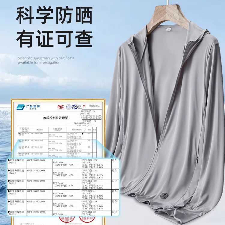 2026 Summer New Style Anti-Uv Ice Silk Sun Protection Clothing for Men and Women, Breathable Thin Jacket, Outdoor Fishing Sun Protection Clothing Wholesale