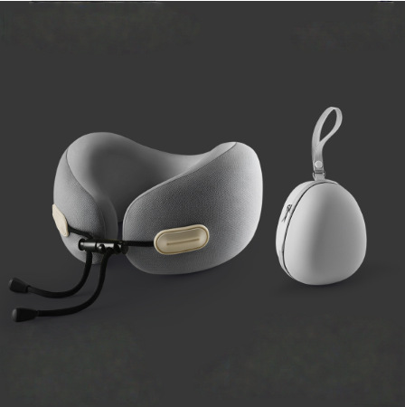 Colchoneta portátil de viaje, almohada portátil en forma de U, un elemento esencial para dormir en vuelos de larga distancia en clase económica, soporte para el cuello._voghion.com