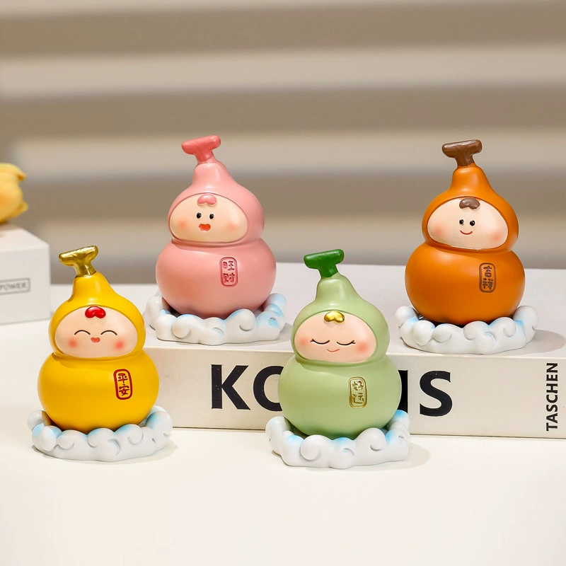 Симпатичные метафизические переносные тыквы настольные украшения мультяшные куклы праздничный подарок прилив удачи талисман