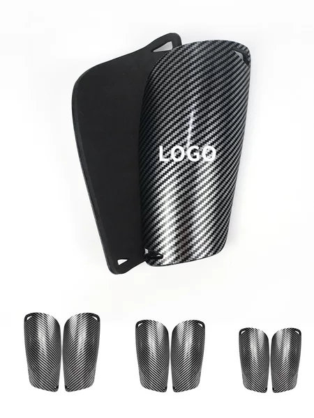 Cross-Border Carbon Fiber Football Shin Guards, Professional Football Competition Protective Gear, Ultra-Light Shin Guards, Shock-Absorbing Insert Type Wholesale