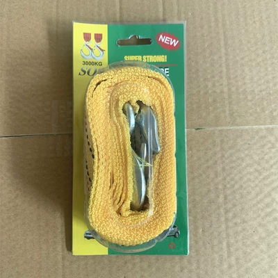 Trailer rope/net/strap Tow Rope 3.4m 5.8m - 3-tons-3m-claw-hook-card-packaging