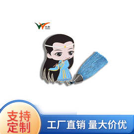 文创产品化妆镜古风小生卡通便携口袋化妆镜厂家定制源头工厂深圳