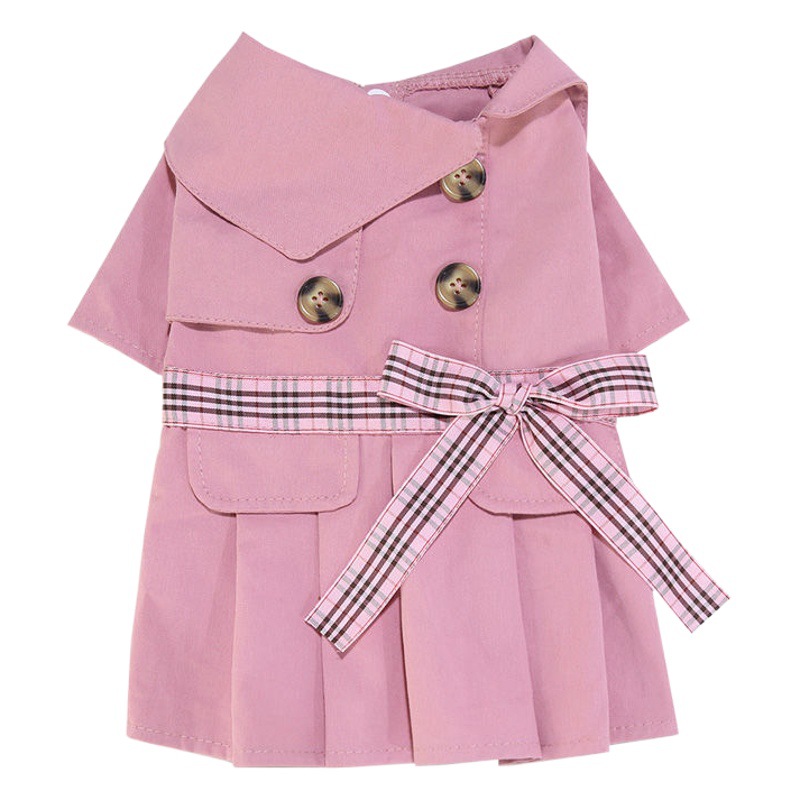 Liquidación Perros pequeños y medianos para parejas, algodón puro, gran swing, falda cortavientos de gato francés, perro, gato, ropa para mascotas, suministros para perros