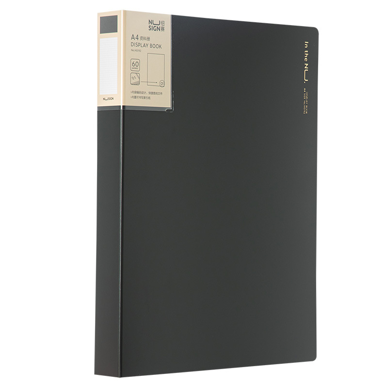 Carpeta de folleto de información de DREXY 30 páginas 60 páginas A4 bolsas transparentes de papel de prueba suministros de papelería