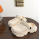 EVA Hole Shoes Women's 2025 New Non-Slip Platform Sandals Beach Baotou Slippers Women's Summer Outer Wear Women