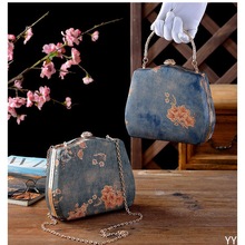 复古中国风汉服古风手提包女搭配穿旗袍的包民国风小包包中式手包