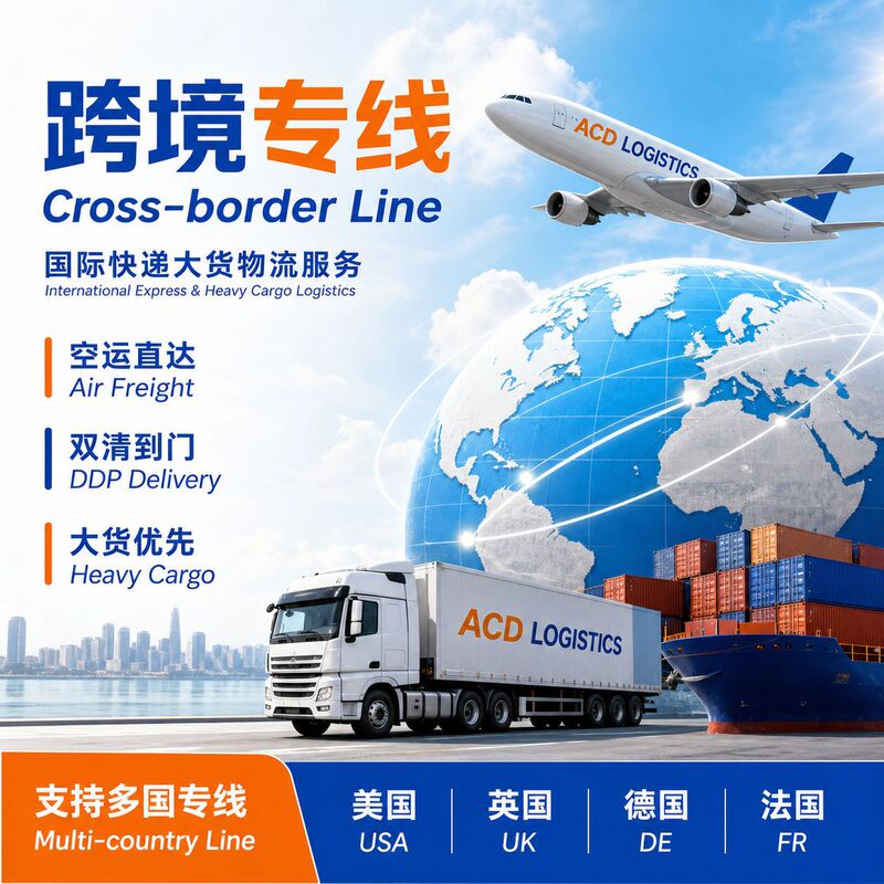 Cross-border dedicated international air freight logistics service supports multi-country dedicated lines to the US, UK, France, and Germany with double customs clearance and tax coverage Cross-border dedicated international air freight logistics service supports multi-country dedicated lines to the US, UK, France, and Germany with double customs clearance and tax coverage