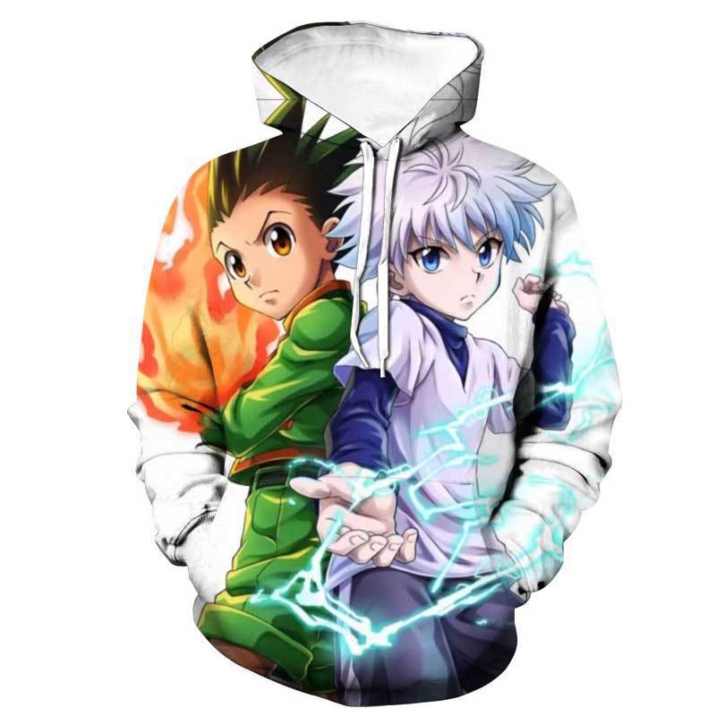 2024 High Street Wind Europa y América Otoño Traje de pareja 3D Riman a tiempo completo Película Hunter Impresión digital de una pieza