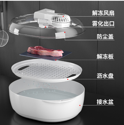 新型家庭用肉類解凍器大容量キッチン快速解凍器食品ステーキ解凍器が便利です。|undefined