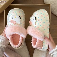 【可拆卸】软萌蓝星猫EVA居家拖冬季上学必备舒适保暖学生棉拖女