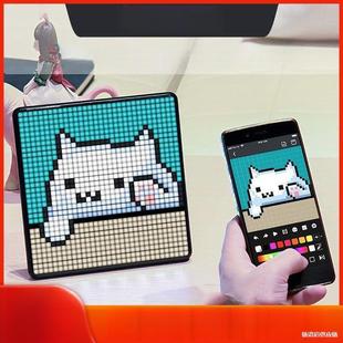2024 Hot Style High-Looking 64*64 Pixel Photo Frame Bluetooth Led Display Screen Home Desktop Decoration Ornaments