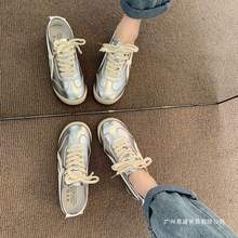 ����Ь2025�¿�����͹����e�\�ӵ�ӖЬ�ٴ�ƴɫ��Ь��Ьƽ��ŮЬ