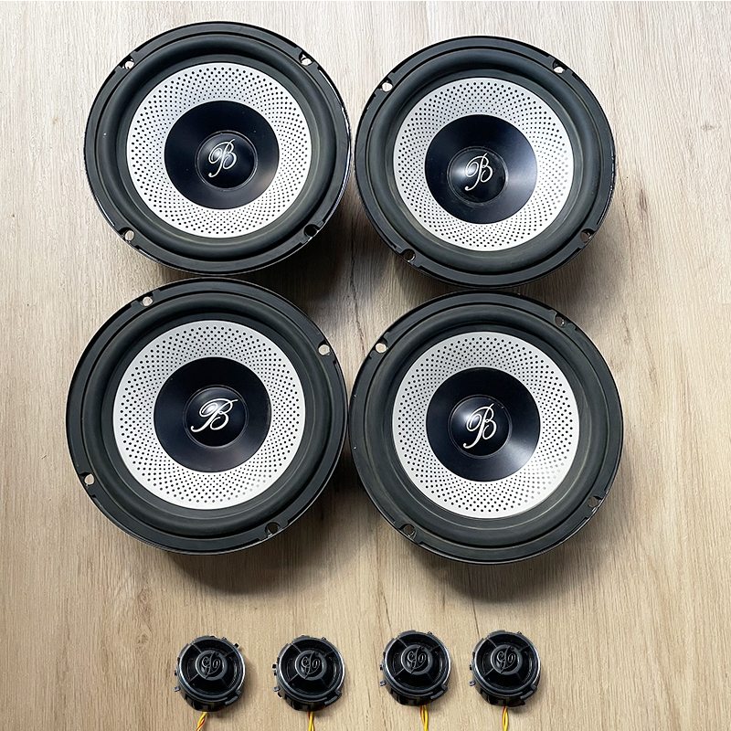 中古元解体車大ベルリンの声6.5インチ中低音高音スピーカー車載車の音響改造アップグレード|undefined