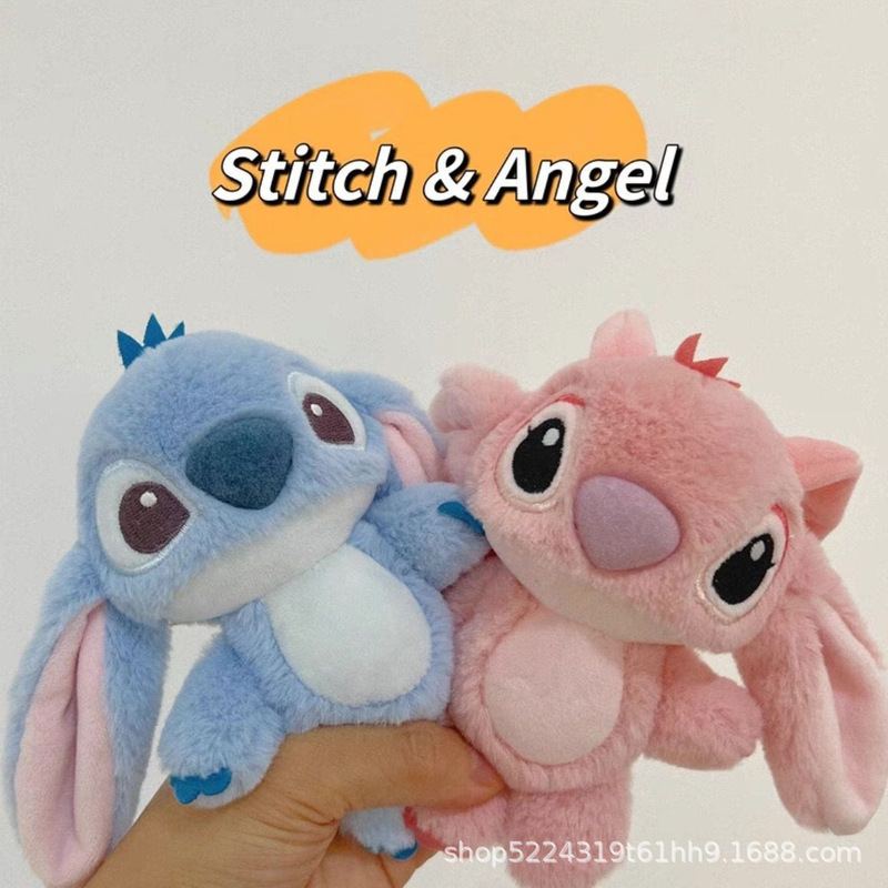 Ins Cartoon Purple Stitch Stitch Plush Keychain Couple Doll Doll Pendant Stitch Doll
