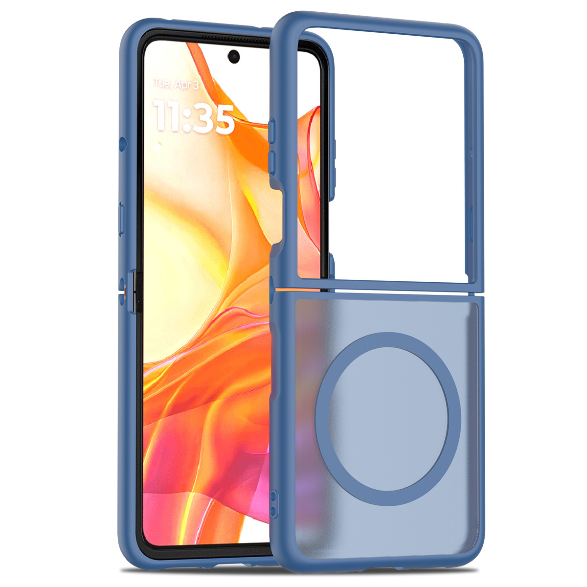 Adecuado para Moto Razr Ultra 2025 Silver Shield Fentor Magnético 2 en 1 Funda para teléfono móvil Funda protectora plegable