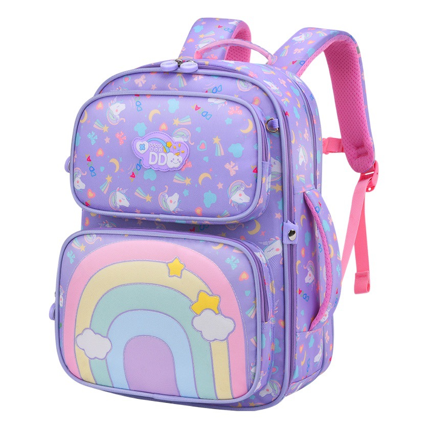 Amazon nuevo Grado Uno dos tres cuatro estudiante de la escuela primaria mochila impermeable ligero chica