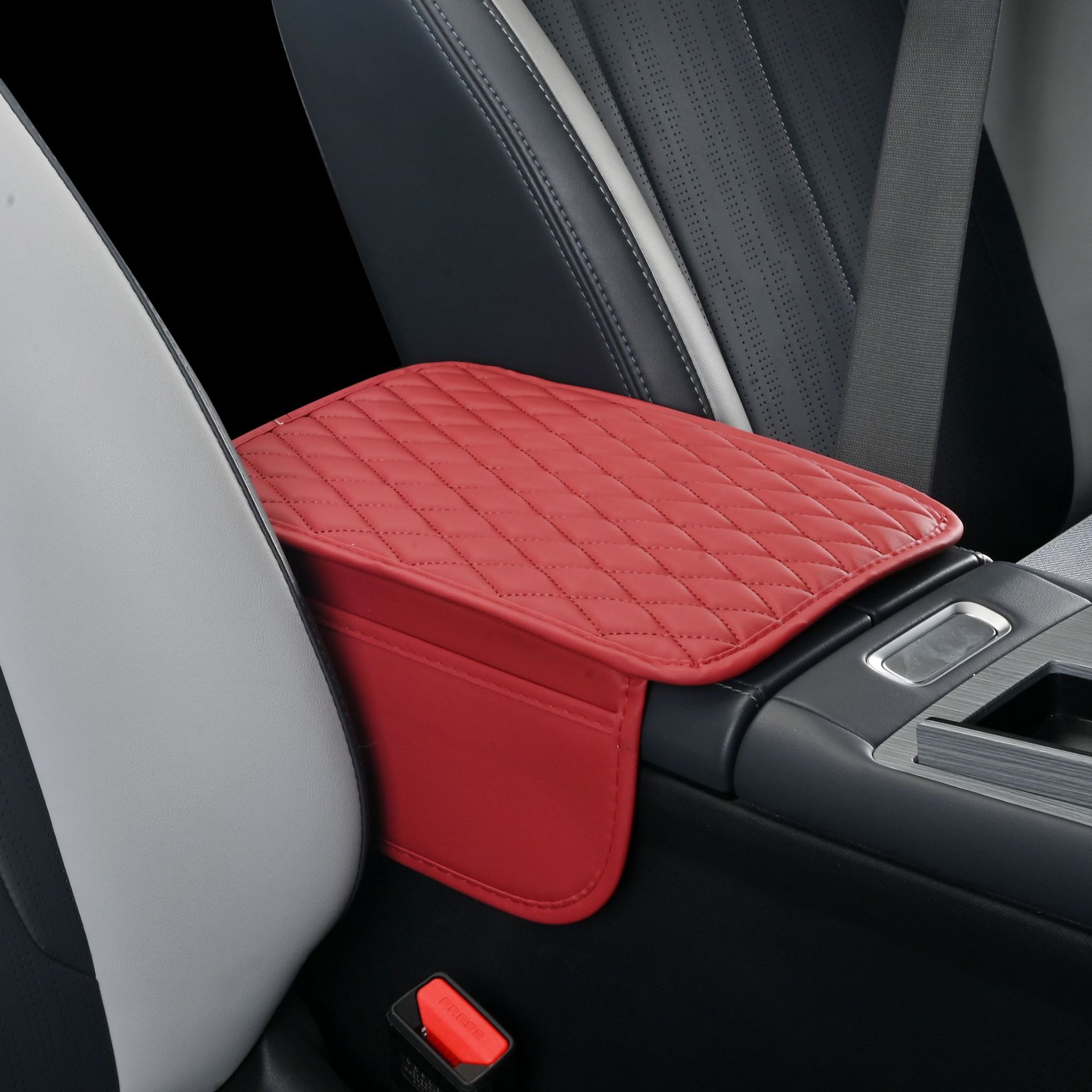 Cross-Border Universal Car Armrest Box Pad, Multi-Functional Storage Bag, Car Armrest Box Protective Pad, Breathable Version