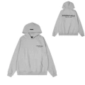 859 Heather Gray Heavy-Letter Hoodie