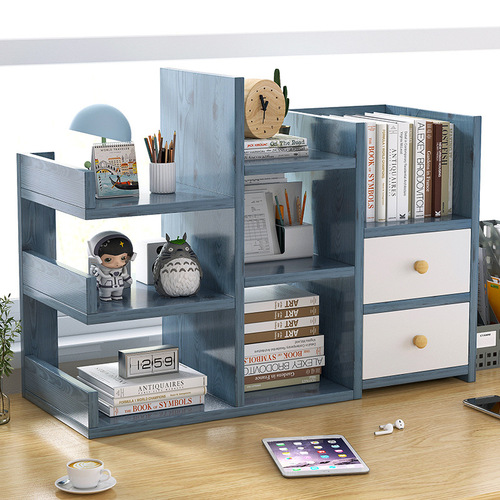 Desktop bookcase simple student storage and organization small cabinet simple creative desk small bookcase storage rack
