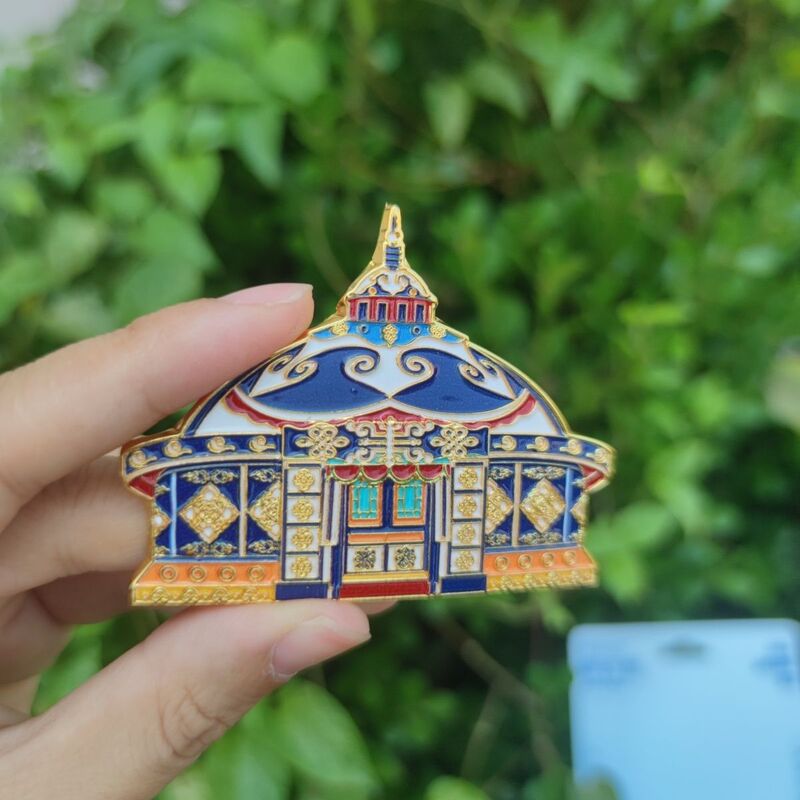 蒙古包金属冰箱贴内蒙古纪念礼品旅游地标文创伴手礼纪念品草原|undefined