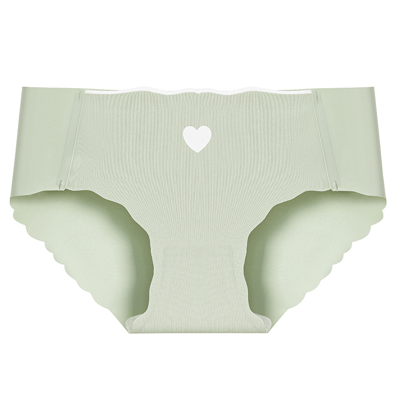 Ropa interior para mujer seda de hielo sin costuras algodón puro antibacteriano cintura media verano niñas pantalones cortos triangulares finos de gran tamaño refrescantes
