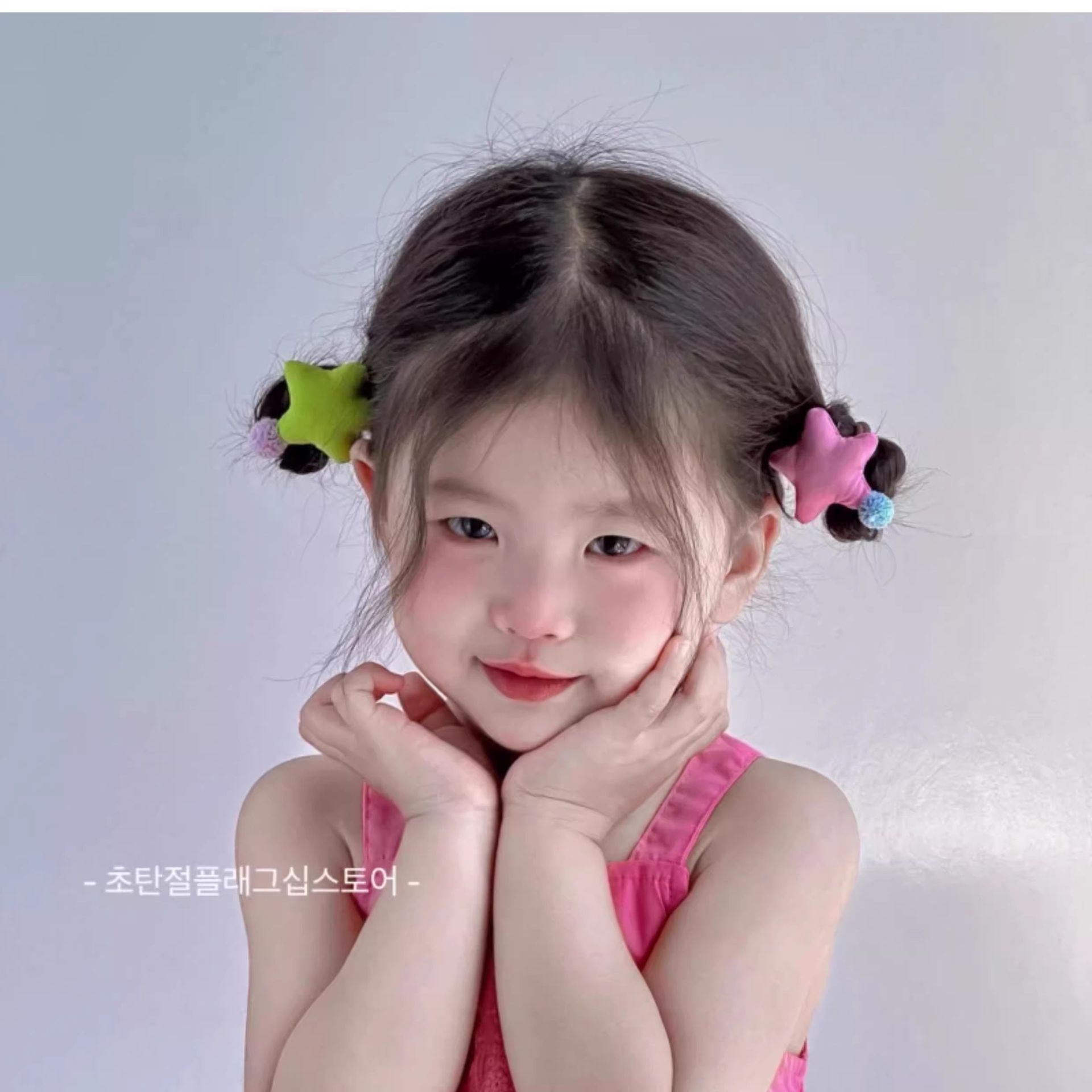 2025 Cute Super Cute Baby Star Hair Band Rubber Band Children's Hair Rope Little Girls Do Not Hurt Hair Girls Headband Headwear