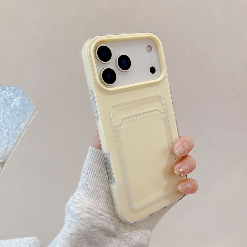 适用iPhone17promax果冻二合一卡包手机壳苹果16超薄15防摔保护套|undefined