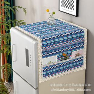 Factory wholesale refrigerator towel cover cloth dust cover fabric cover towel single door double door Haier Midea refrigerator universal