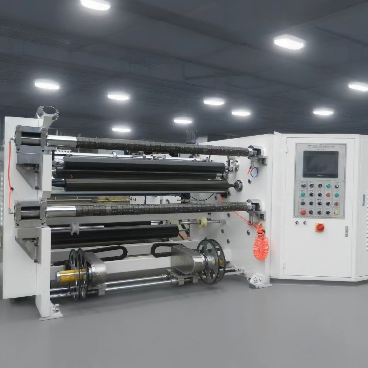 贴合分切复卷机PET 薄膜分卷机光学膜分条机薄膜分切机工厂