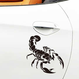 时尚创意蝎子车贴跨境可移除汽车后窗侧门引擎盖装饰贴纸MUC054