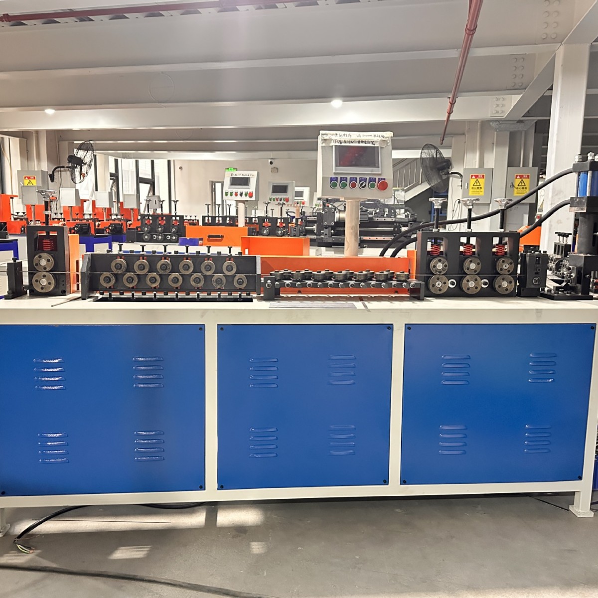 6-12液压扁铁调直切断机飞剪机 金属线材矫直机 钢筋自动下料机