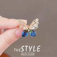 2024brooch Продвинуто Чувство Синяя Бабочка Брошь Высокий класс Женский нишевый Костюм Корсак Темперамент Аксессуары Одежды