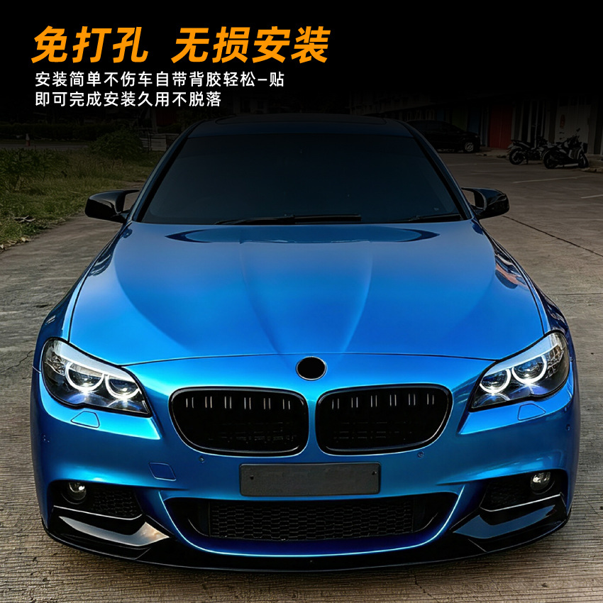 Carcasa de Espejo Retrovisor Tipo Cuerno para BMW Serie 5 F10 F11 de ABS Decorativo image 3