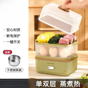Egg Steamer, Automatic Power-Off Egg Cooker, Household Egg Custard Multi-Functional Artifact, Dormitory Small Mini Breakfast Machine Manufacturer