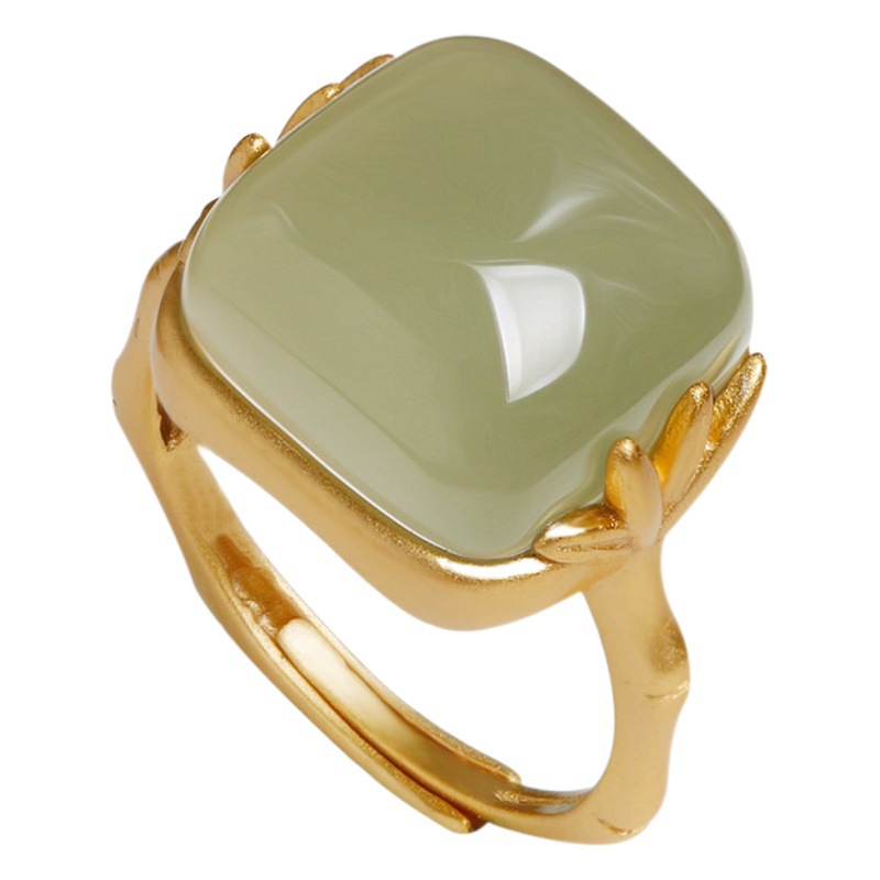 Opening Adjustable Retro Ring for Women, Light Luxury Niche Design, Exquisite Gift for Girlfriend