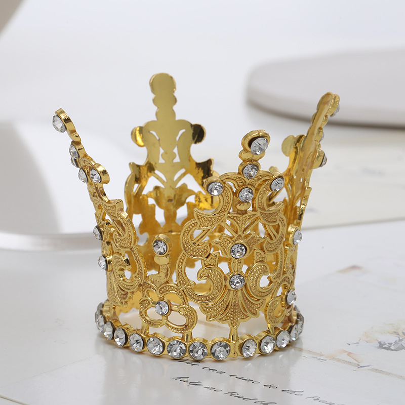 Corona infantil con perlas y diamantes de imitación hecha a mano para cumpleaños bodas y pasarela