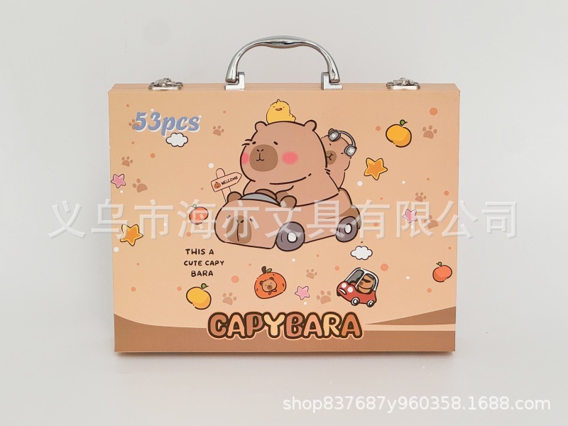 Set de Arte para Niños de 53 Piezas (Pinturas, Lápices, Crayones)