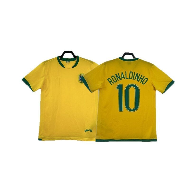 ブラジル レトロ ジャージ サッカー ユニフォーム ベイリーカ フロ ナルド リバウド カルロス デンガ ブランコ|undefined
