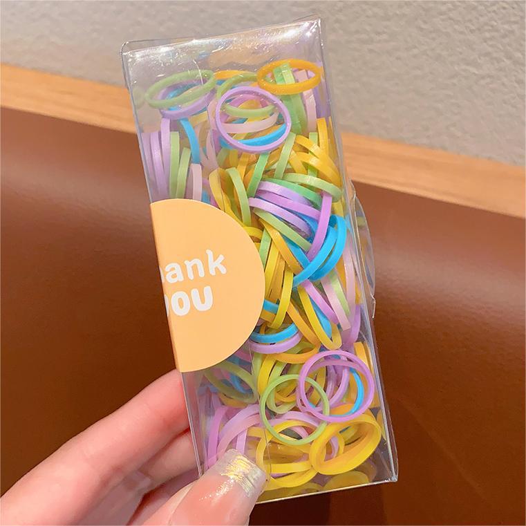 Caja de correa para niños, anillo de cabello para bebés, alta elasticidad, cabello para bebés, cabello mini para niñas