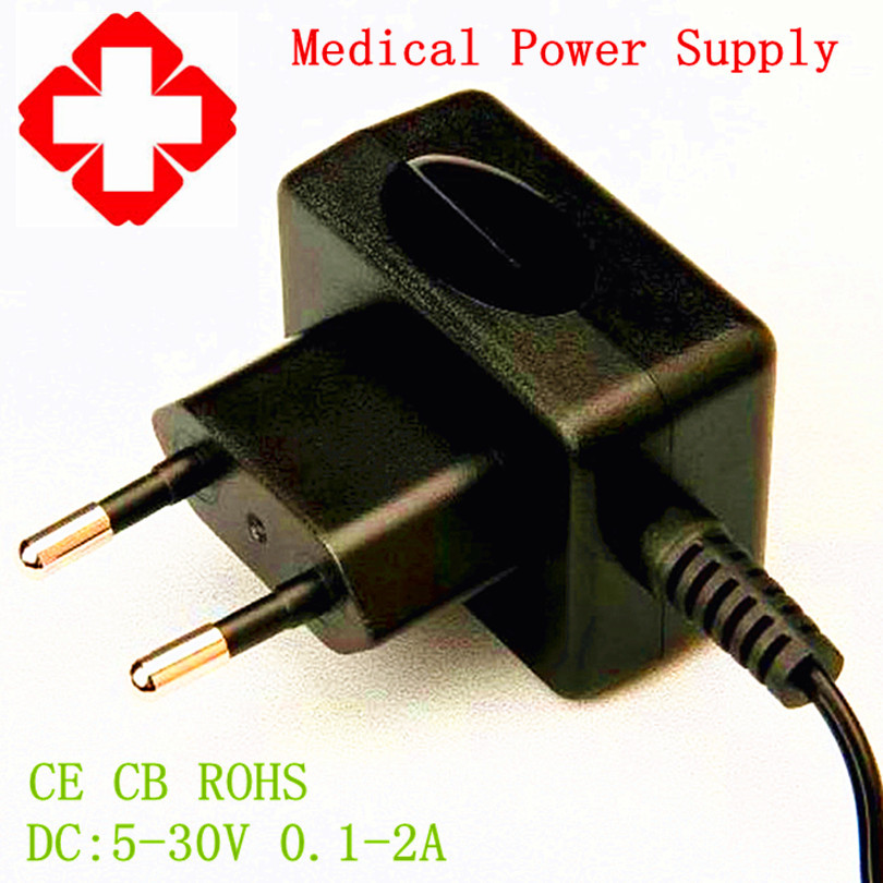 5V 2A 12V 1A医疗电源适配器 血压计 胰岛泵使用IEC60601认证