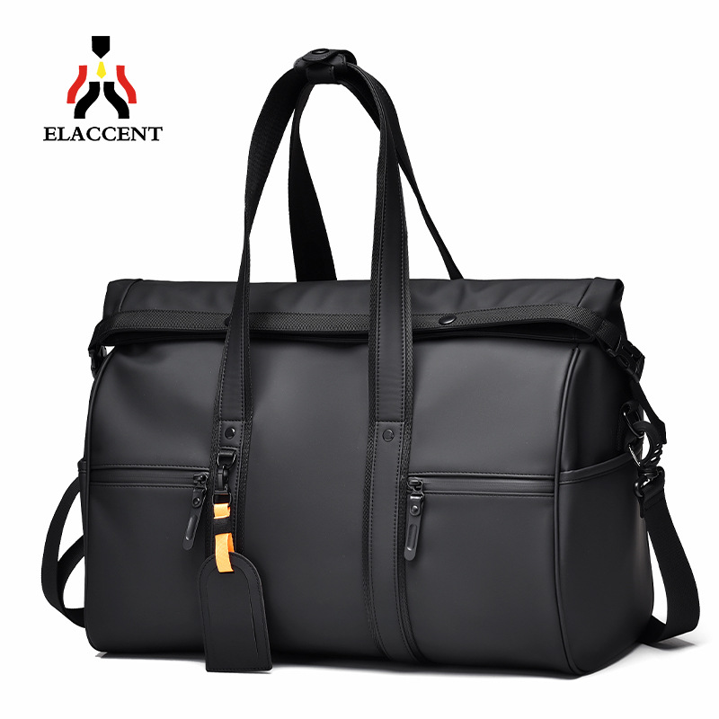 Moda fresco de los hombres de fitness bolsa de viaje de gran capacidad húmeda y seca separación impermeable bolsa de deporte portátil simple bolsa de equipaje al por mayor