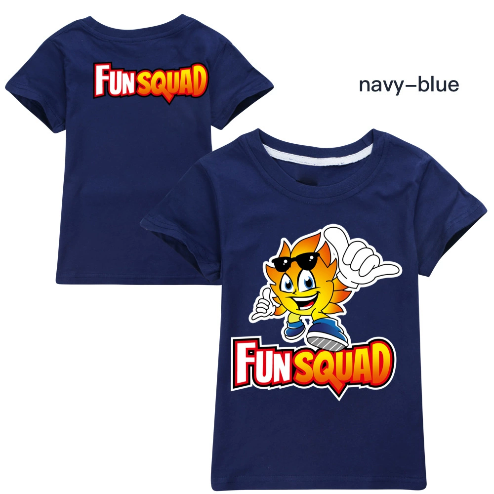 Children's cotton T-shirt Boy Fun Squad Gaming Cartoon T shirt Print Kids T-shirt Girl's Harajuku Summer 3D Short Sleeve T-shirt t-shirt in kid	