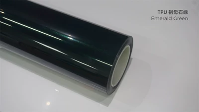 Auto Color Change Film | glow purple dragon blue color PPF - tpu-emerald-green-dry-paste-no-baking-required-15215-m