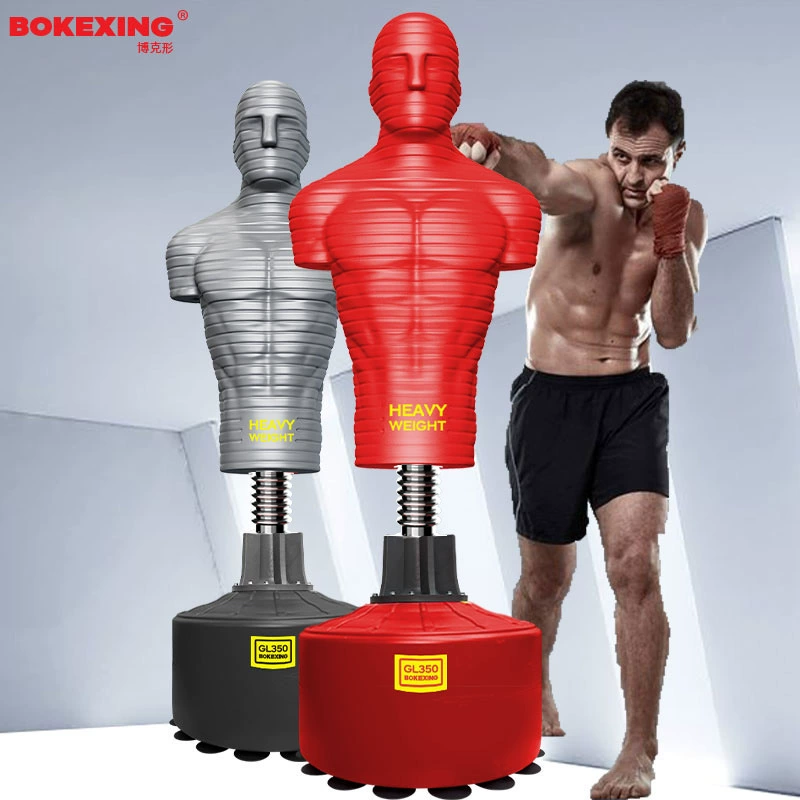 Боксерское снаряжение в форме человека, стоящий манекен для отработки ударов, снятие стресса, инструмент для декомпрессии.