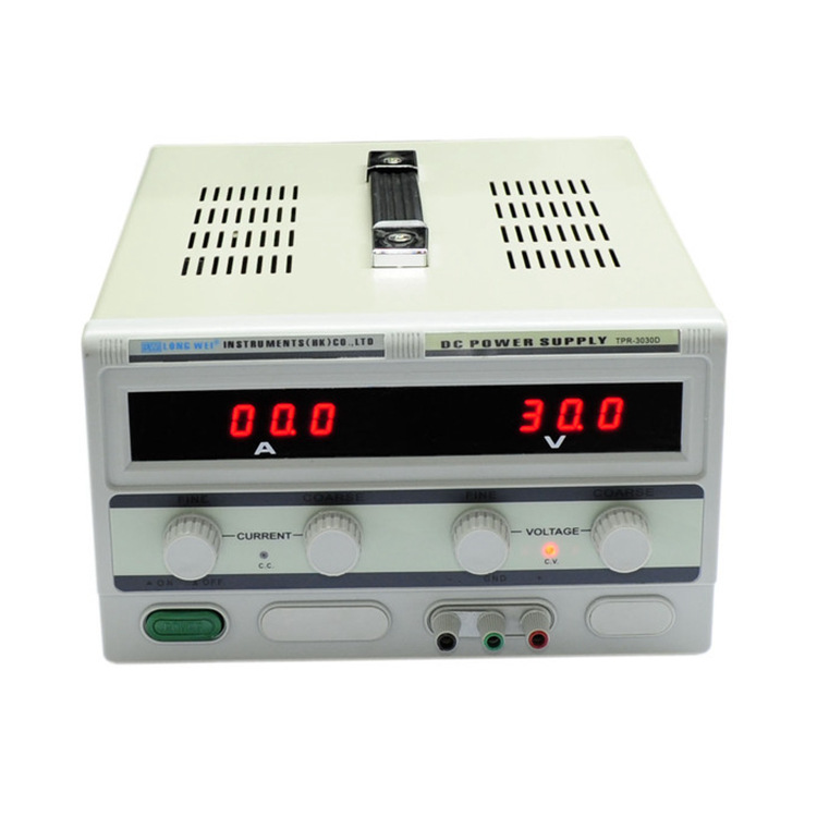 LW龙威TPR-3030D可调直流稳压电源30V30A直流电源电镀维修实验电