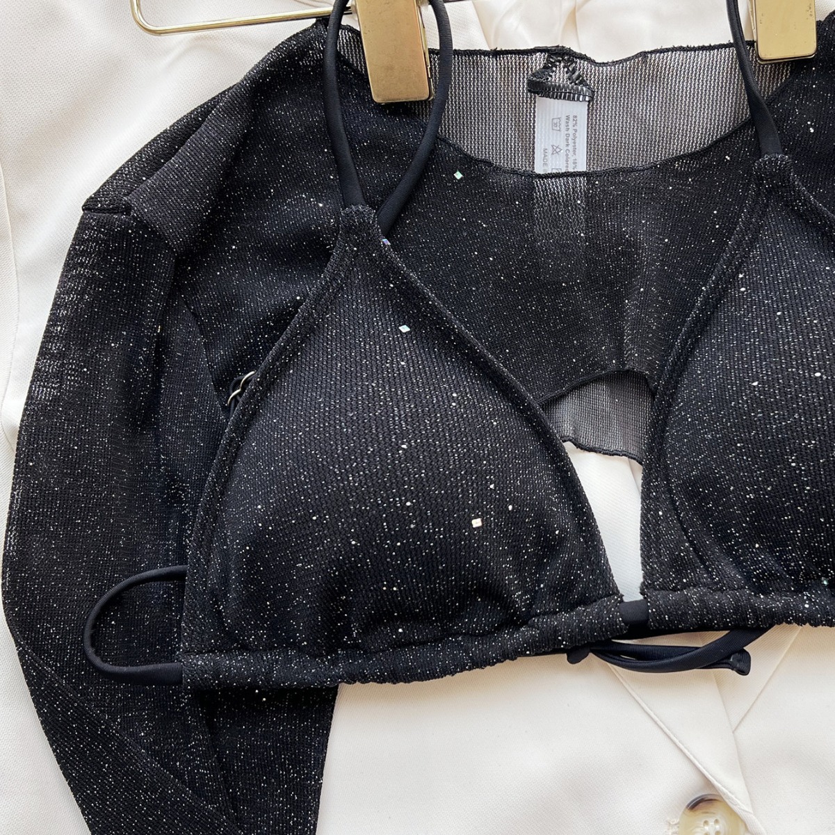 Bikini2023 europeo y americano de tres piezas traje de baño bikini nuevo traje de baño de las mujeres traje de baño dividido