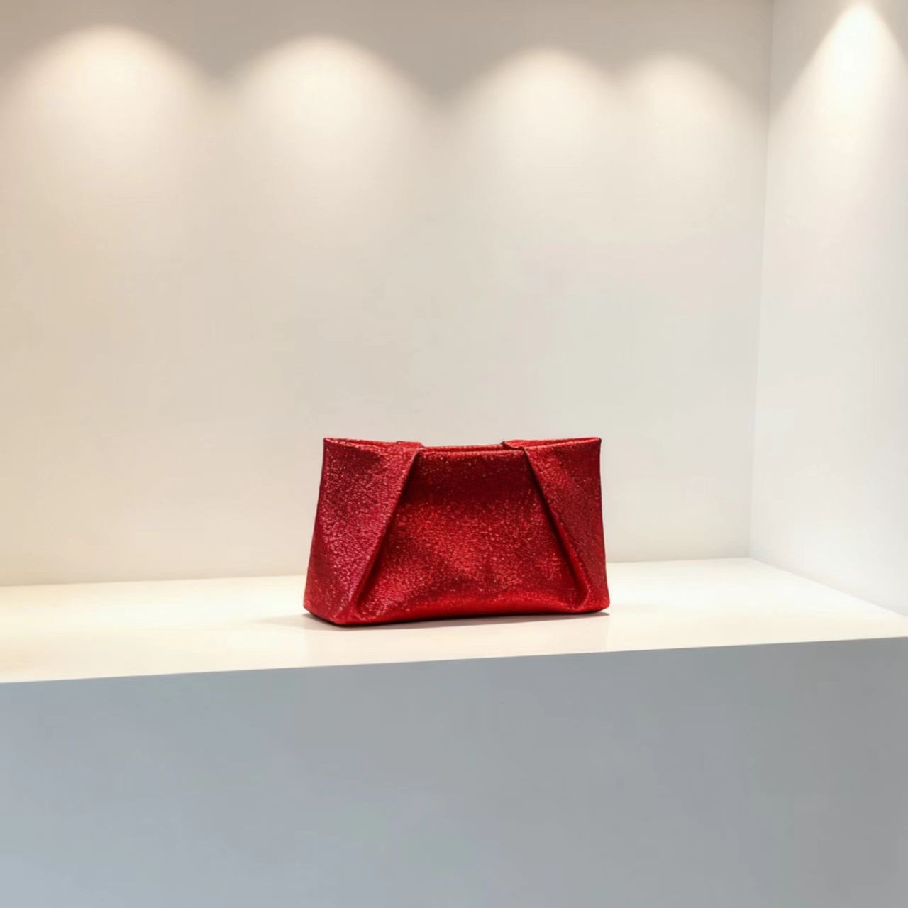 Diseño original copyright propio piratería debe ser investigado vintage moda sequinilla bolso de mano bolso plegado bolso mujer