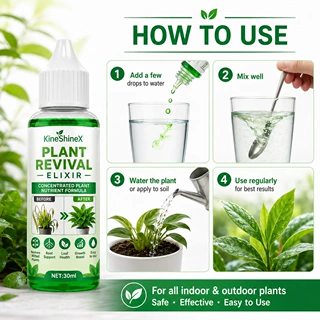 KineShineX植物复活营养液唤醒枯萎植物促根系发育改善黄叶发新芽